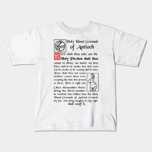 Holy Hand Grenade Of Antioch Kids T-Shirt